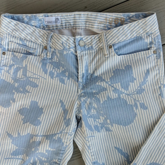 Gap Always Skinny Floral Jeans - Picture 7 of 11